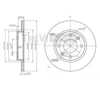 BD1062 Disco freno Trevi Automotive