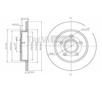BD1068 Disco freno Trevi Automotive