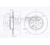 BD1074 Disco freno Trevi Automotive