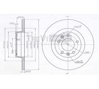 BD1076 Disco freno Trevi Automotive