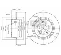 BD1081 Disco freno Trevi Automotive