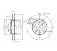 BD1089 Disco freno Trevi Automotive