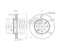 BD1090 Disco freno Trevi Automotive