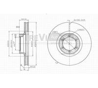 BD1091 Disco freno Trevi Automotive
