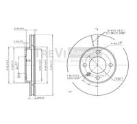 BD1092 Disco freno Trevi Automotive