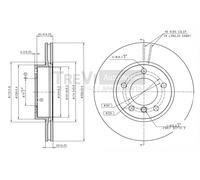 BD1100 Disco freno Trevi Automotive