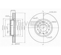 BD1101 Disco freno Trevi Automotive