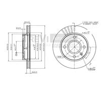 BD1108 Disco freno Trevi Automotive