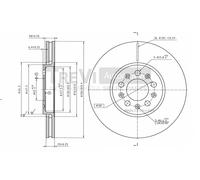 BD1115 Disco freno Trevi Automotive