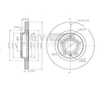 BD1119 Disco freno Trevi Automotive