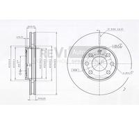 BD1122 Disco freno Trevi Automotive