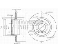BD1125 Disco freno Trevi Automotive