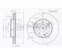 BD1139 Disco freno Trevi Automotive