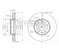 BD1144 Disco freno Trevi Automotive