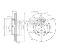 BD1148 Disco freno Trevi Automotive