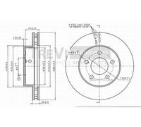 BD1154 Disco freno Trevi Automotive