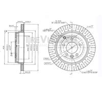 BD1155 Disco freno Trevi Automotive
