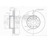 BD1157 Disco freno Trevi Automotive