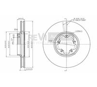BD1160 Disco freno Trevi Automotive