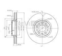 BD1167 Disco freno Trevi Automotive