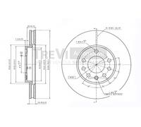 BD1171 Disco freno Trevi Automotive