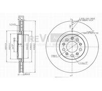 BD1177 Disco freno Trevi Automotive