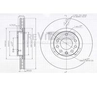 BD1181 Disco freno Trevi Automotive