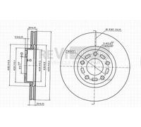 BD1185 Disco freno Trevi Automotive