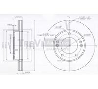 BD1188 Disco freno Trevi Automotive