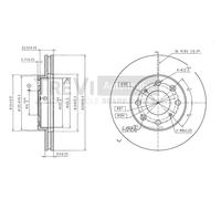 BD1189 Disco freno Trevi Automotive