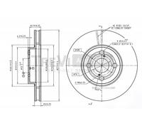 BD1190 Disco freno Trevi Automotive