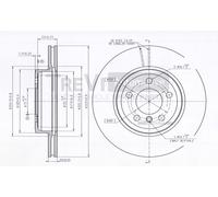 BD1192 Disco freno Trevi Automotive