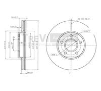 BD1194 Disco freno Trevi Automotive