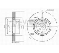 BD1197 Disco freno Trevi Automotive