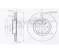 BD1198 Disco freno Trevi Automotive