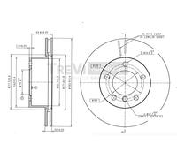 BD1200 Disco freno Trevi Automotive