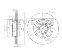 BD1203 Disco freno Trevi Automotive