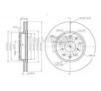BD1219 Disco freno Trevi Automotive