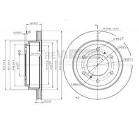BD1226 Disco freno Trevi Automotive