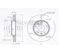 BD1236 Disco freno Trevi Automotive