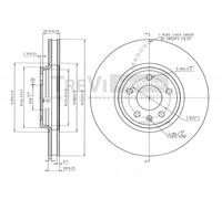 BD1239 Disco freno Trevi Automotive