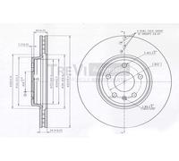 BD1241 Disco freno Trevi Automotive
