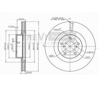 BD1244 Disco freno Trevi Automotive