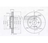 BD1245 Disco freno Trevi Automotive