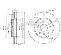 BD1247 Disco freno Trevi Automotive