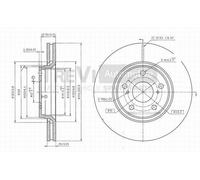 BD1250 Disco freno Trevi Automotive