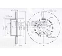 BD1252 Disco freno Trevi Automotive
