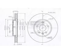 BD1254 Disco freno Trevi Automotive