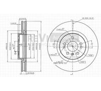 BD1257 Disco freno Trevi Automotive