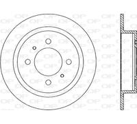 BDA1396.10 OPEN PARTS Disco freno per NISSAN